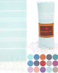 Turkish Beach Towel Aqua