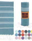 Turkish Beach Towel Green