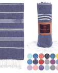 Turkish Beach Towel Navy