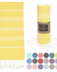 Turkish Beach Towel Yellow