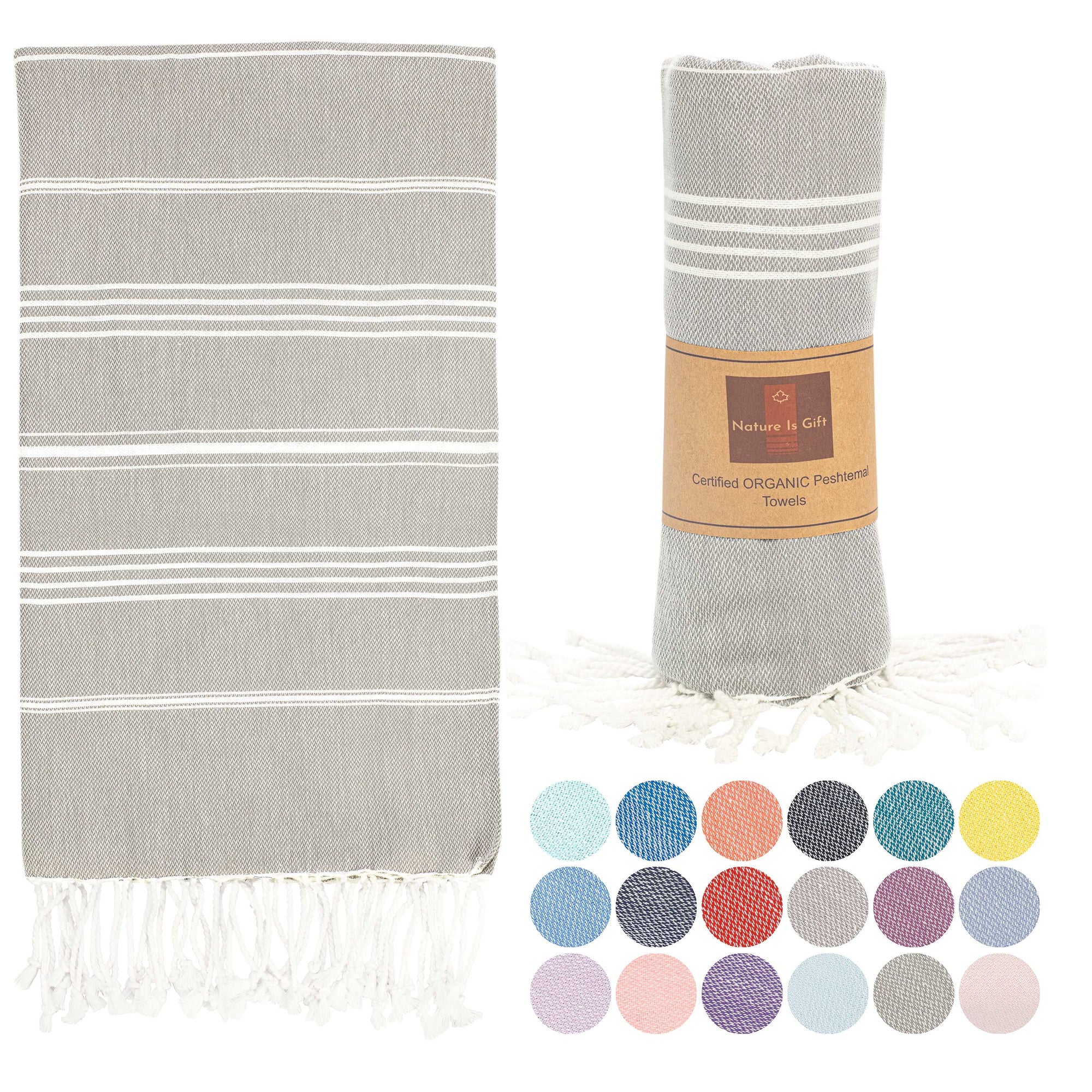 Turkish Beach Towel Buy 1 at $16.99 Each Light Grey