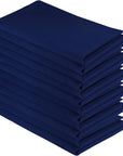 Flour Sack Dish Towels- 100% Cotton-Size 12x12 inches Blue