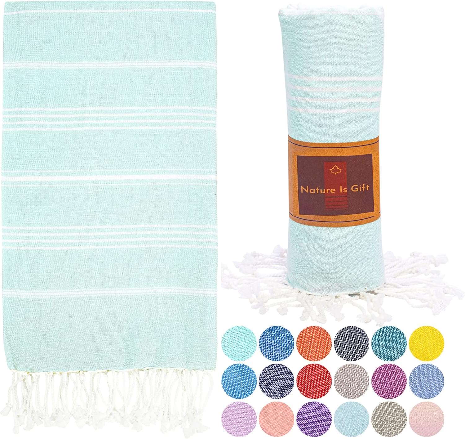 Turkish Beach Towel Buy 1 at $16.99 Each Aqua