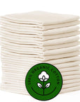 Madras Collections Certified Organic Flour sack towels- Color Ivory (28x28)