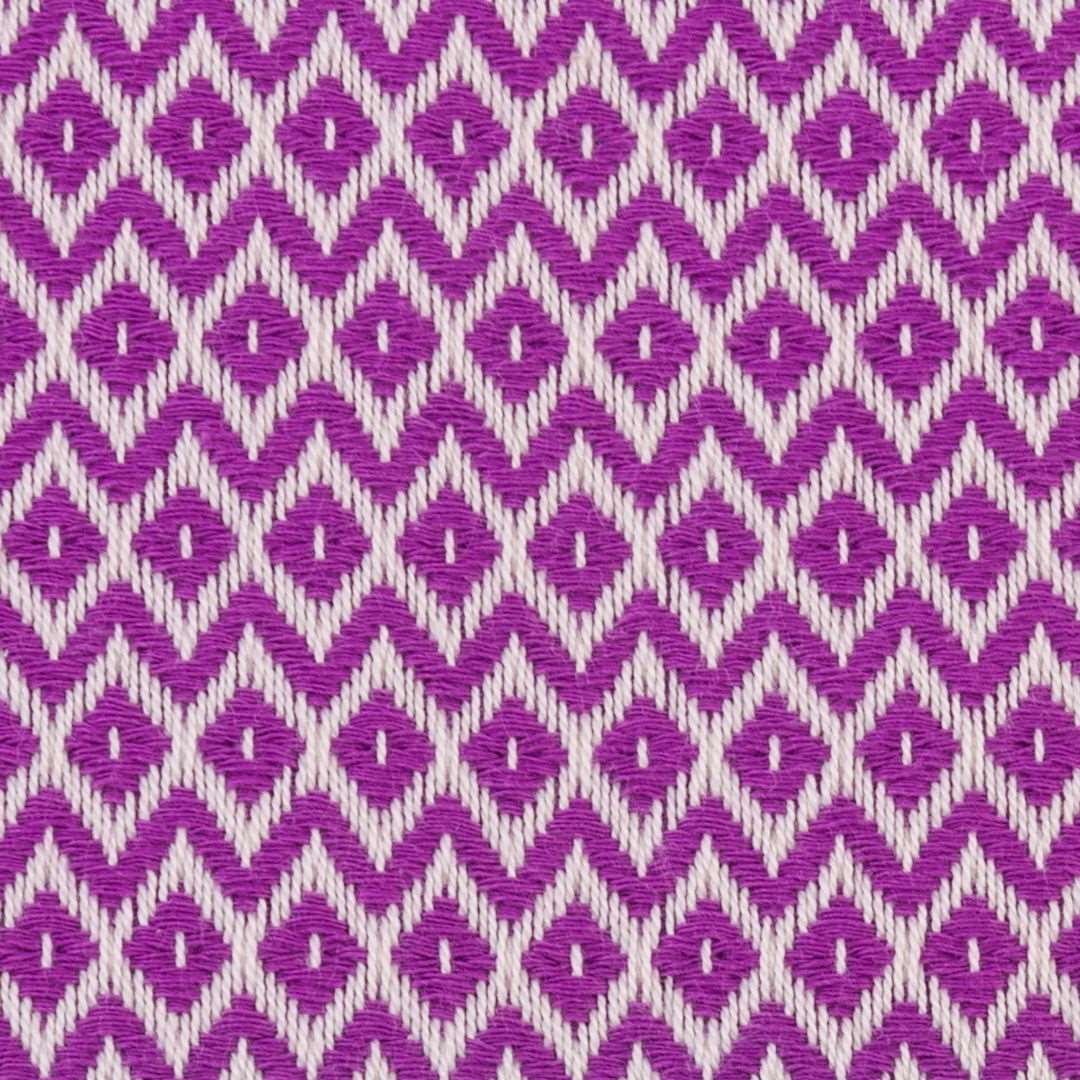 Diamond Weave Turkish Peshtemal Beach Towels - Medium Purple