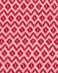 Diamond Weave Turkish Peshtemal Beach Towels - Red