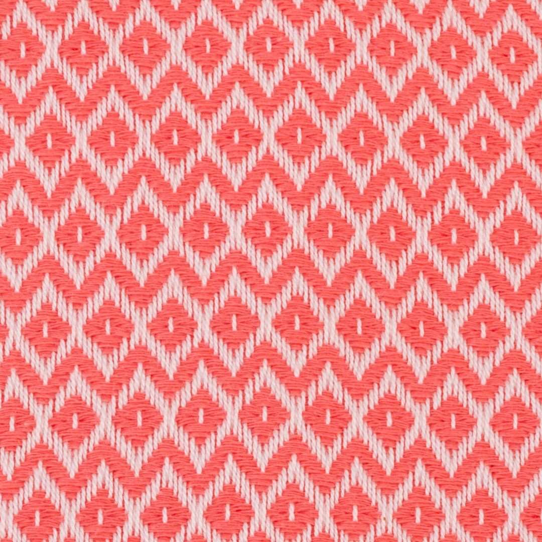 Diamond Weave Turkish Peshtemal Beach Towels - Coral Quartz