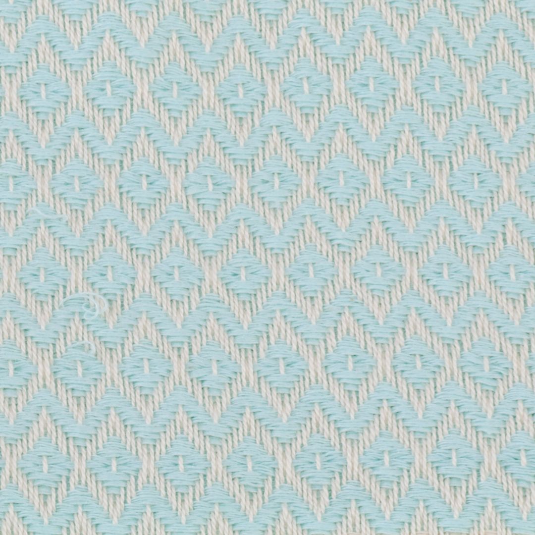 Diamond Weave Turkish Peshtemal Beach Towels - Fair Aqua