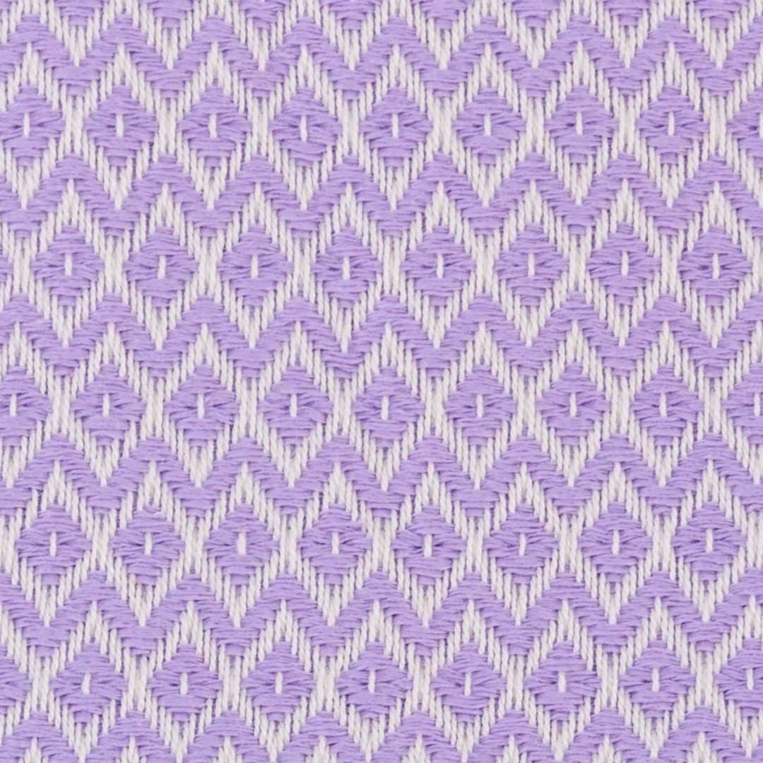 Diamond Weave Turkish Peshtemal Beach Towels - Lilac Breeze