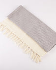 Turkish Hand Towels Set of 2 - Dapple Grey