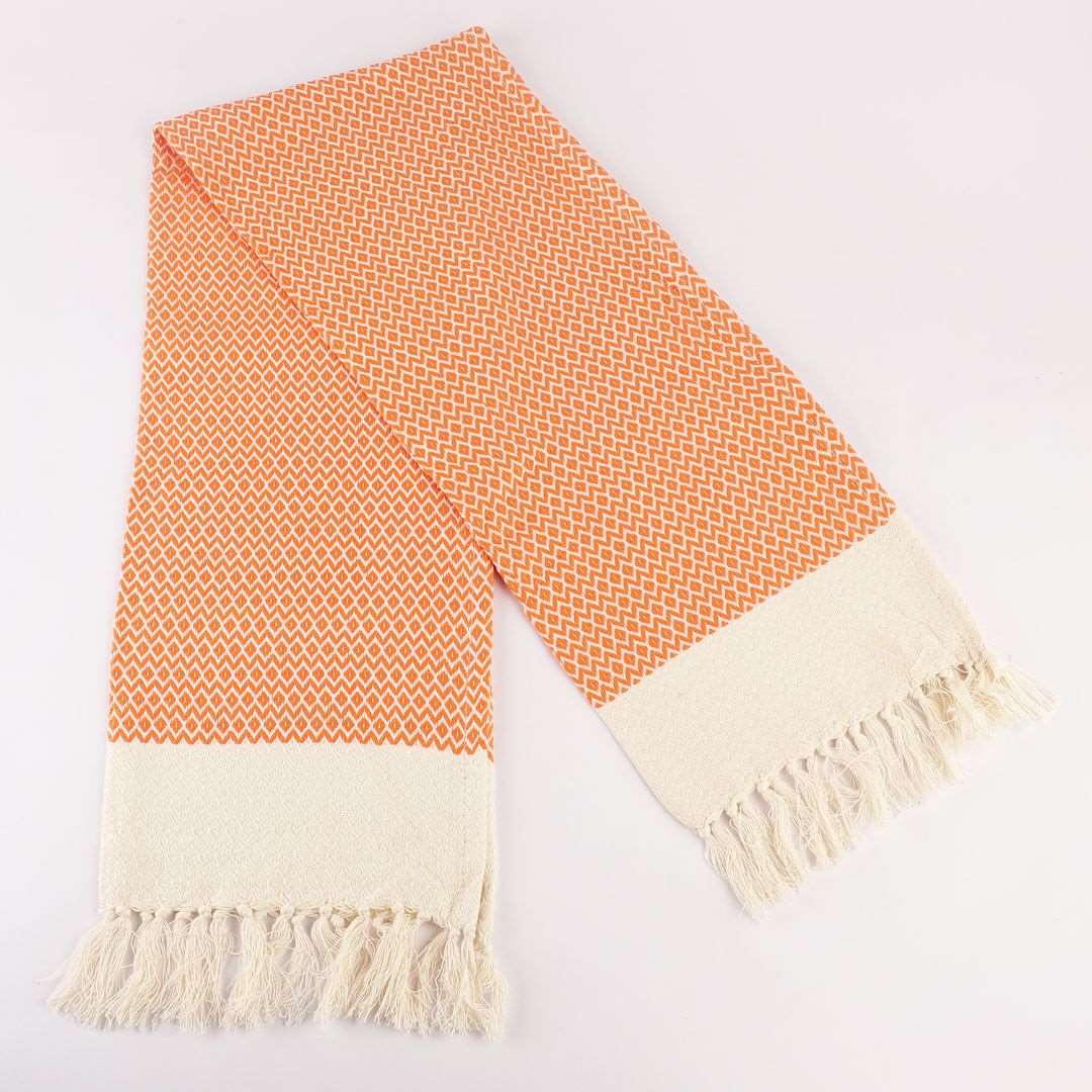 Turkish Hand Towels Set of 2 - Orange