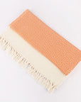 Turkish Hand Towels Set of 2 - Orange