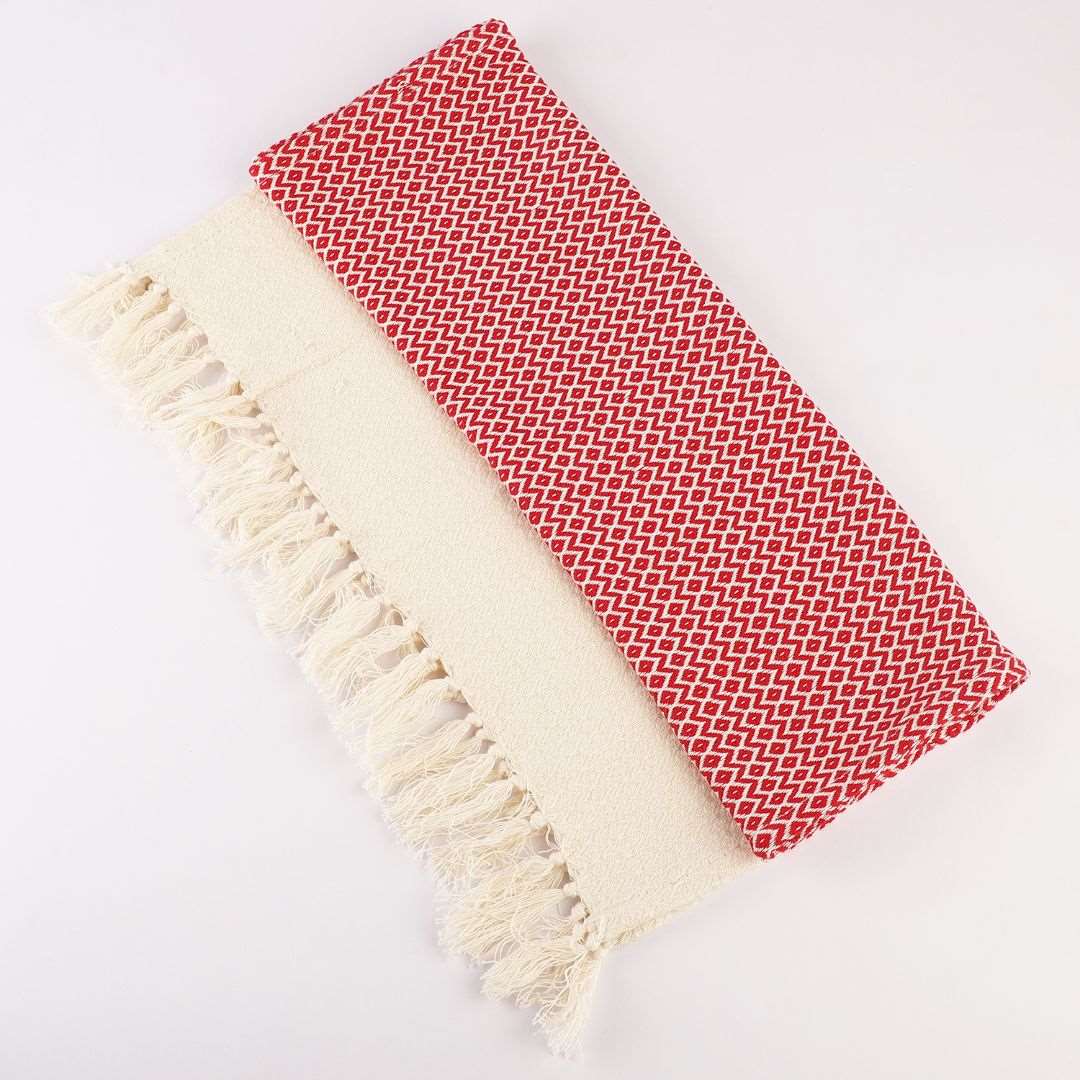 Turkish Hand Towels Set of 2 - Red