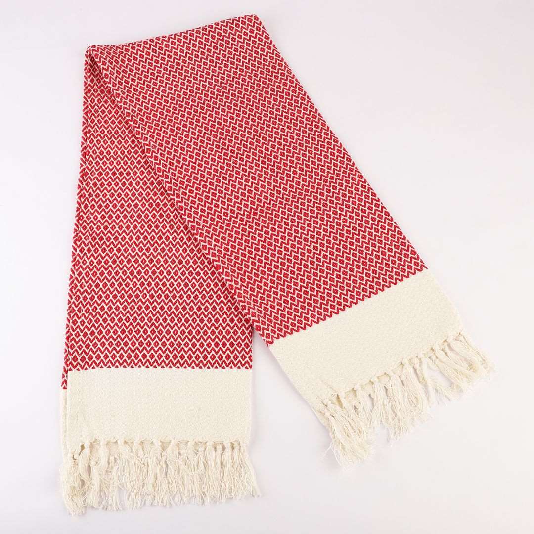 Turkish Hand Towels Set of 2 - Red