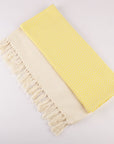 Turkish Hand Towels Set of 2 - Yellow