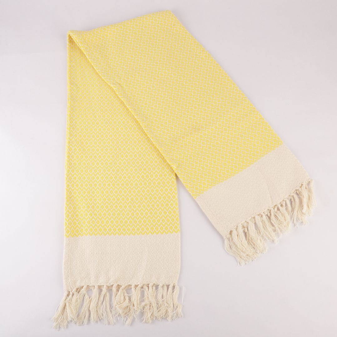 Turkish Hand Towels Set of 2 - Yellow