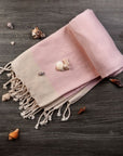 Diamond Weave Turkish Peshtemal Beach Towels - Pink Mashmellow 70x38 Pink Mashmellow