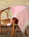 Diamond Weave Turkish Peshtemal Beach Towels - Peachy Keen