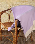 Diamond Weave Turkish Peshtemal Beach Towels - Lilac Breeze