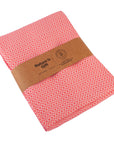 Diamond Weave Turkish Peshtemal Beach Towels - Coral Quartz