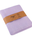 Diamond Weave Turkish Peshtemal Beach Towels - Lilac Breeze