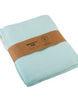 Diamond Weave Turkish Peshtemal Beach Towels - Fair Aqua