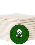 Madras Collections Certified Organic Flour sack towels- Color Ivory (28x28)