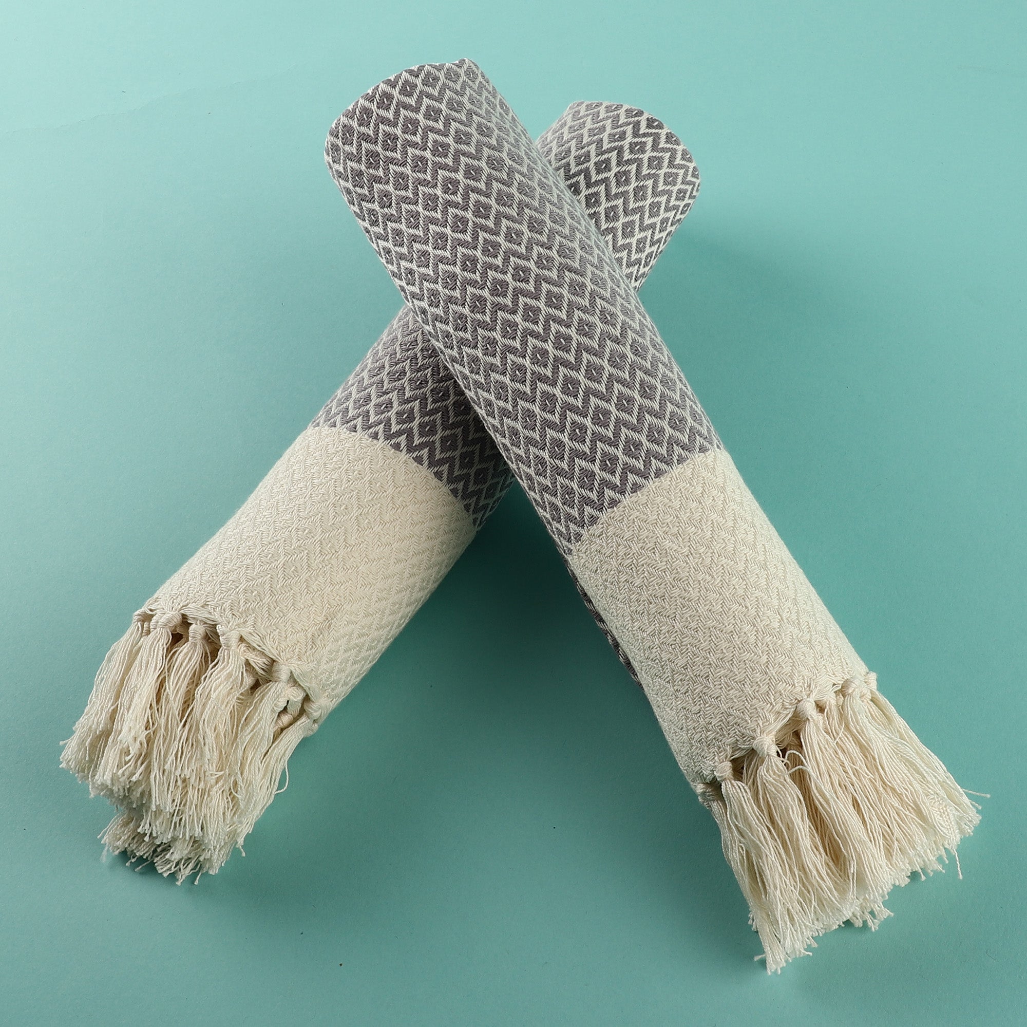 Turkish Hand Towels Set of 2 - Each 16x40 size